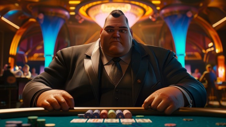 Dealer live casino profesional sedang memandu permainan baccarat secara langsung